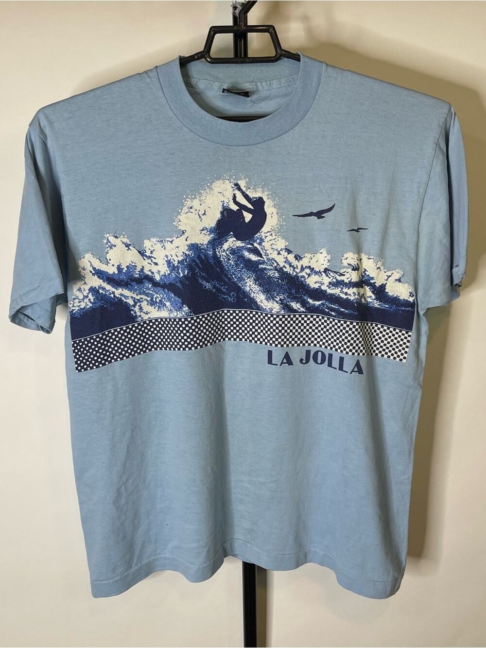 Vintage Screen Stars Best LA Jolla Blue Shirt Size XL Men’s